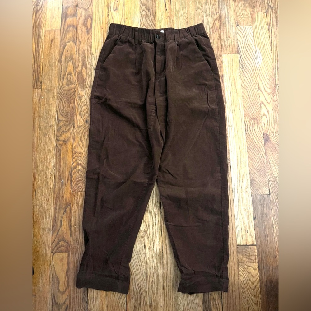 Madewell Pull On Corduroy Tapered Pants